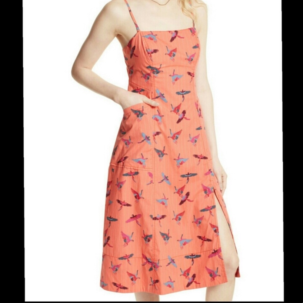 NWOT Free People Sunshine of Your Love Midi Dre… - Picture 3 of 8